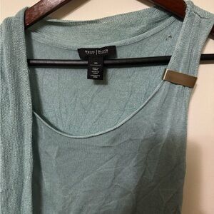 White House Black Market Mint Tank Top